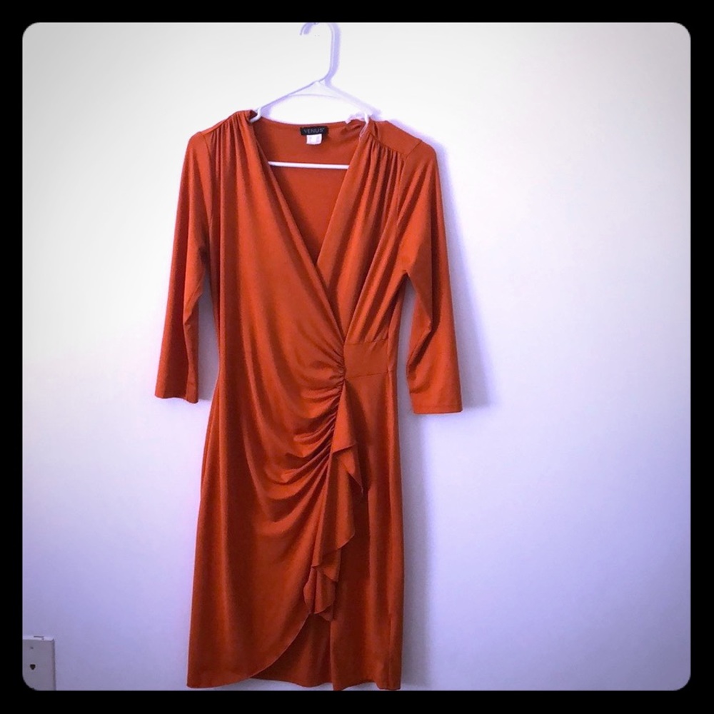 Sunset orange dress